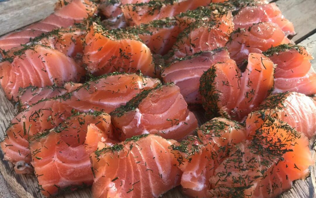 Le Gravlax signature de Steph … ou comment sublimer le saumon!